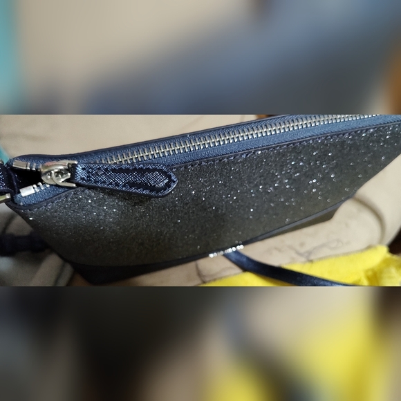 Kate♠️Spade NWOT Lola Glitter small crossbody bag•Dusk Navy - Picture 7 of 15